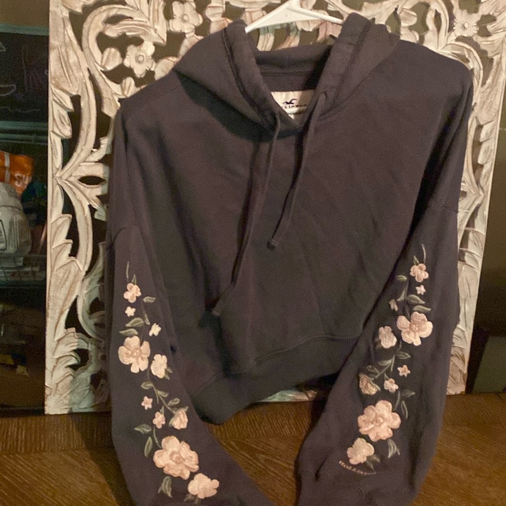 Cropped Hollister hoodie